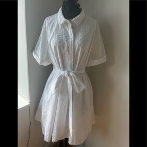 Marie Fernandez white blouse